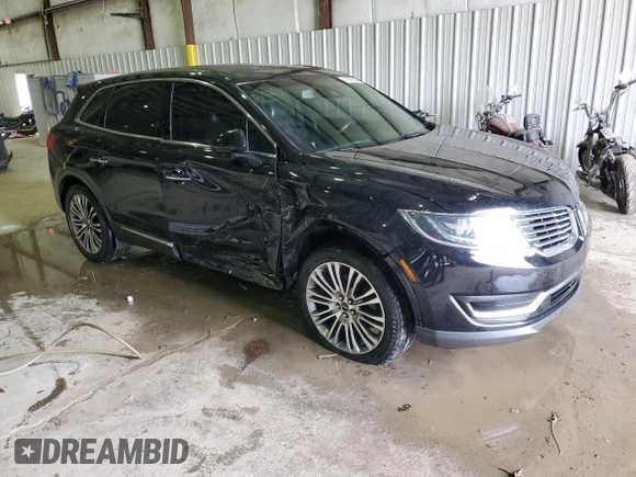 2016 Lincoln MKX Reserve with VIN 2LMTJ8LR1GBL68215, listed as a Copart auction lot 47885315 with 118,516 mi miles and Salvage Title. Bid and sale history available at DreamBid. Image 4.