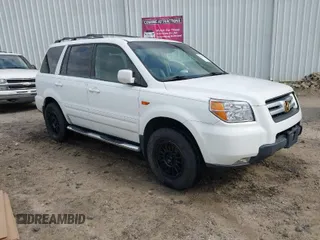 2007 Honda Pilot EX-L with VIN 5FNYF28737B011200, listed as a IAAI auction lot 41927554 with 252,073 mi miles. Bid and sale history available at carsss.com. Image 1.