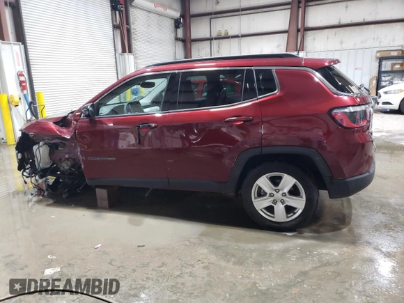 2022 Jeep Compass Altitude с VIN 3C4NJCBB8NT137667, выставлен на аукционе Copart как лот 89306335 с пробегом 21 354 миль миль и Списание • Salvage title. История ставок и продаж доступна на DreamBid. Изображение 2.