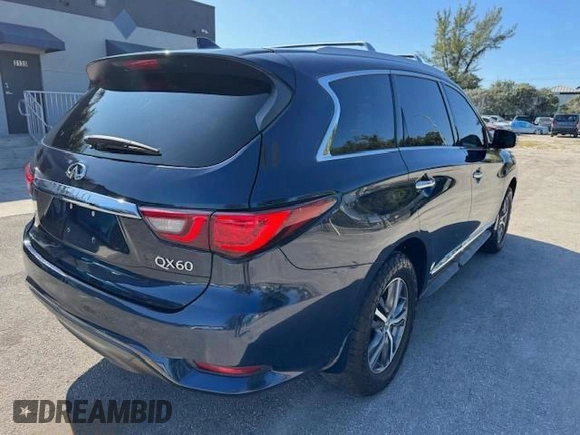 2020 Infiniti QX60 Luxe with VIN 5N1DL0MM9LC538281, listed as a Copart auction lot 56608075 with 130,337 mi miles and Non Repairable. Bid and sale history available at DreamBid. Image 3.
