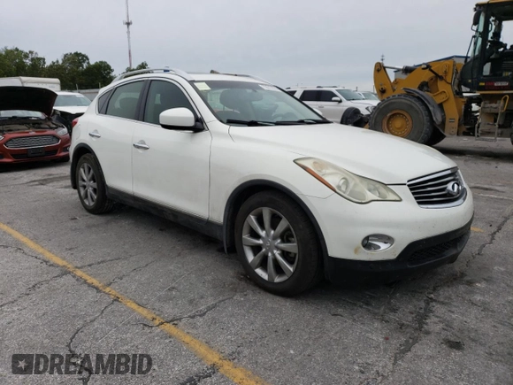 2012 Infiniti EX Journey with VIN JN1AJ0HR1CM450261, listed as a Copart auction lot 72617674 with 137,040 mi miles and Salvage Title. Bid and sale history available at DreamBid. Image 4.