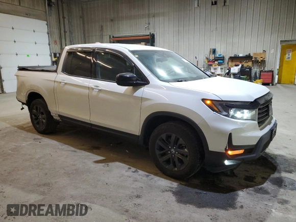 2021 Honda Ridgeline Sport with VIN 5FPYK3F11MB002286, listed as a Copart auction lot 86037244 with 29,413 mi miles and Salvage title. Bid and sale history available at DreamBid. Image 4.