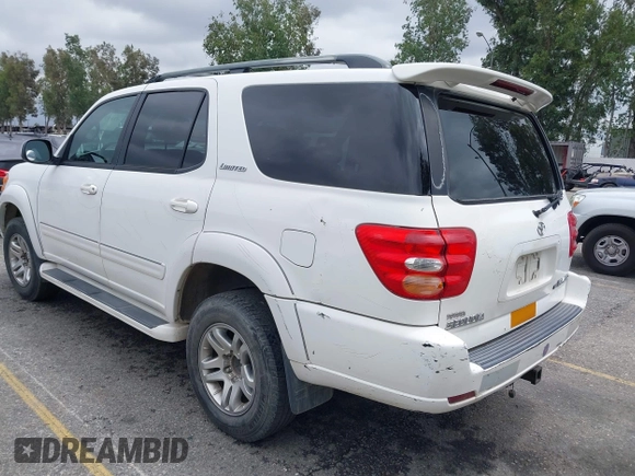 2003 Toyota Sequoia Limited with VIN 5TDBT48A83S179698, listed as a IAAI auction lot 42193701 with 361,792 mi miles and . Bid and sale history available at DreamBid. Image 3.