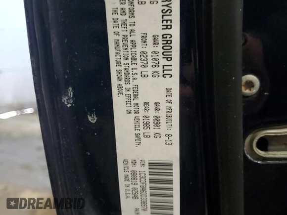 2013 Dodge Dart SXT с VIN 1C3CDFBA6DD338970, выставлен на аукционе Copart как лот 60281115 с пробегом 145 614 миль миль и На запчасти • Non repairable. История ставок и продаж доступна на DreamBid. Изображение 14.