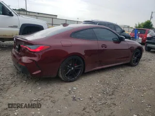 2023 BMW 4 Series 430i xDrive z VIN WBA73AP06PCM49576, wystawiony jako Copart lot #54589993 z przebiegiem 1 742 mil mil oraz . Historia ofert i sprzedaży dostępna na DreamBid. Obrazek 3.
