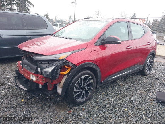 2022 Chevrolet Bolt EUV Premier with VIN 1G1FZ6S03N4112414, listed as a IAAI auction lot 41580692 with 23,798 mi miles. Bid and sale history available at carsss.com. Image 20.