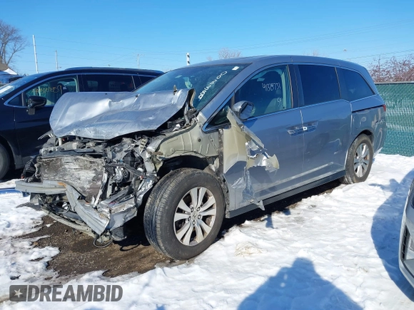 2017 Honda Odyssey EX-L with VIN 5FNRL5H6XHB003389, listed as a IAAI auction lot 41329731 with 203,368 mi miles and . Bid and sale history available at DreamBid. Image 16.