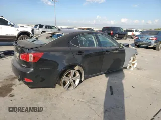 2011 Lexus IS 350 with VIN JTHBE5C21B5026034, listed as a Copart auction lot 78026684 with 0 mi miles and Salvage Title. Bid and sale history available at carsss.com. Image 3.