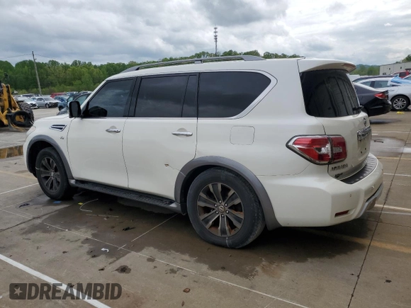 2017 Nissan Armada SV with VIN JN8AY2NC8H9503721, listed as a Copart auction lot 54143455 with Not Provided miles and Clean Title. Bid and sale history available at DreamBid. Image 2.