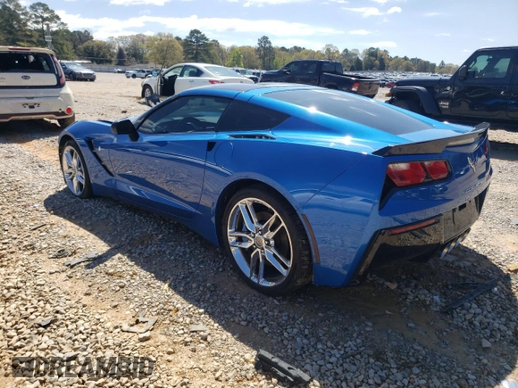 2014 Chevrolet Corvette Z51 3LT with VIN 1G1YM2D77E5105731, listed as a Copart auction lot 50523975 with 56,229 mi miles and Clean title. Bid and sale history available at DreamBid. Image 2.