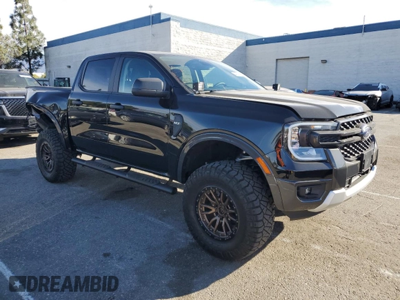 2024 Ford Ranger XLT with VIN 1FTER4GH6RLE18508, listed as a Copart auction lot 46178955 with 3,901 mi miles and Salvage Title. Bid and sale history available at DreamBid. Image 4.