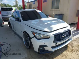 2014 Infiniti Q50 Premium with VIN JN1BV7AP4EM672032, listed as a IAAI auction lot 42339388 with 203,841 mi miles and . Bid and sale history available at DreamBid. Image 1.