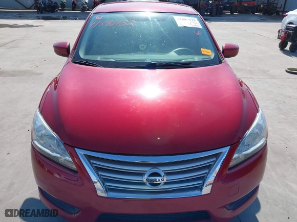2014 Nissan Sentra SR with VIN 3N1AB7AP7EL624331, listed as a IAAI auction lot 41887132 with 207,557 mi miles. Bid and sale history available at carsss.com. Image 6.