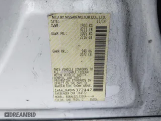 2015 Nissan Altima 2.5 with VIN 1N4AL3AP0FN372447, listed as a IAAI auction lot 41896043 with 111,994 mi miles. Bid and sale history available at carsss.com. Image 9.