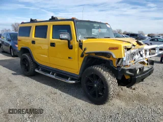 2006 Hummer H2 with VIN 5GRGN23U26H100166, listed as a Copart auction lot 87228964 with 71,727 mi miles and Salvage Title. Bid and sale history available at carsss.com. Image 4.