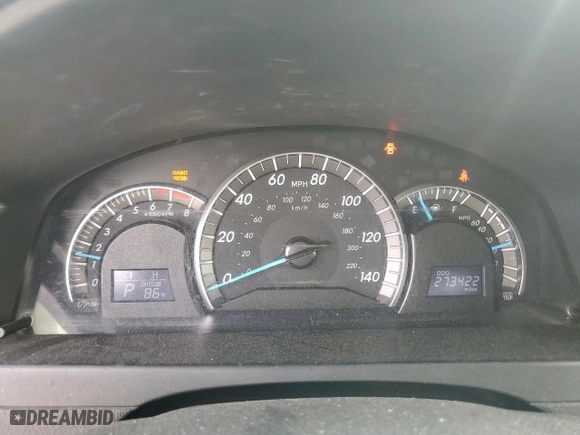 2013 Toyota Camry L with VIN 4T1BF1FK4DU220791, listed as a Copart auction lot 51293905 with 273,422 mi miles and Salvage Title. Bid and sale history available at carsss.com. Image 9.