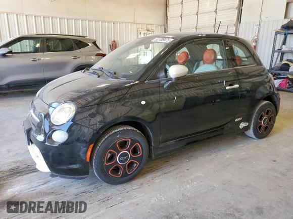 2014 FIAT 500e z VIN 3C3CFFGEXET175807, wystawiony jako Copart lot #62706475 z przebiegiem 41 925 mil mil oraz Czysty tytuł • Clean title. Historia ofert i sprzedaży dostępna na DreamBid. Obrazek 1.