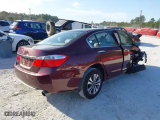 2015 Honda Accord Sedan LX with VIN 1HGCR2F35FA016134, listed as a IAAI auction lot 41745134 with 198,969 mi miles. Bid and sale history available at carsss.com. Image 4.