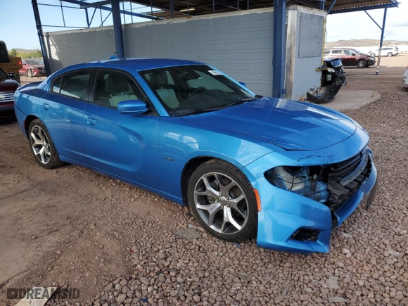 2015 Dodge Charger RT with VIN 2C3CDXCT9FH753843, listed as a Copart auction lot 46451625 with NaN miles and Salvage Title. Bid and sale history available at carsss.com. Image 4.