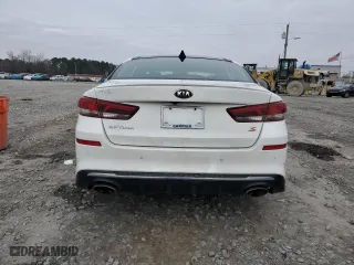 2019 Kia Optima LX with VIN 5XXGT4L35KG328227, listed as a Copart auction lot 46024995 with 107,135 mi miles and Salvage Title. Bid and sale history available at carsss.com. Image 6.