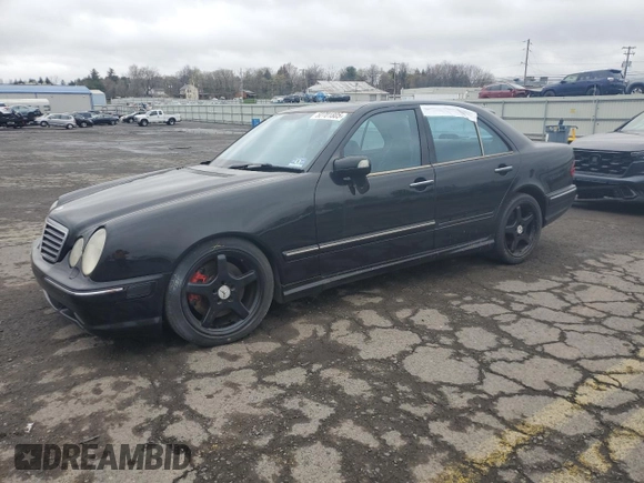2002 Mercedes-Benz E with VIN WDBJF74J22B408004, listed as a Copart auction lot 52701805 with 240,246 mi miles and Clean Title. Bid and sale history available at DreamBid. Image 1.