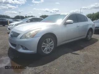 2012 Infiniti G25 x z VIN JN1DV6AR0CM860659, wystawiony jako Copart lot #58168655 z przebiegiem 181 071 mil mil oraz Czysty tytuł • Clean title. Historia ofert i sprzedaży dostępna na DreamBid. Obrazek 1.