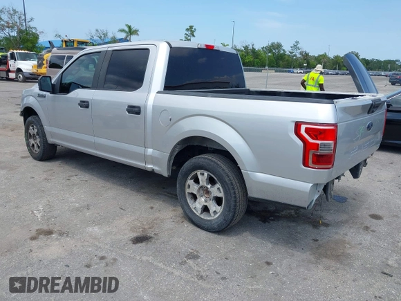 2018 Ford F-150 XL with VIN 1FTEW1CP6JFA35949, listed as a IAAI auction lot 42322549 with 104,044 mi miles and . Bid and sale history available at DreamBid. Image 3.