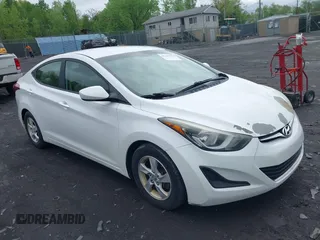 2015 Hyundai Elantra SE with VIN 5NPDH4AE0FH561046, listed as a IAAI auction lot 42196128 with 106,200 mi miles and . Bid and sale history available at DreamBid. Image 1.