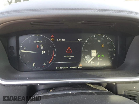 2016 Land Rover Range Rover with VIN SALGS2VF6GA273703, listed as a Copart auction lot 54392155 with 94,496 mi miles and Clean Title. Bid and sale history available at DreamBid. Image 9.
