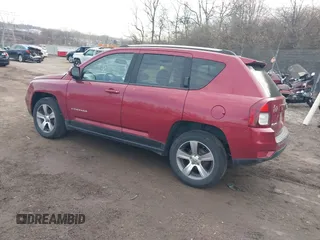 2016 Jeep Compass High Altitude Edition with VIN 1C4NJDEB1GD729471, listed as a IAAI auction lot 41616976 with 124,385 mi miles. Bid and sale history available at carsss.com. Image 3.