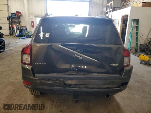 2015 Jeep Compass Latitude with VIN 1C4NJDEB0FD244544, listed as a Copart auction lot 50378665 with 72,924 mi miles and Salvage Title. Bid and sale history available at carsss.com. Image 6.