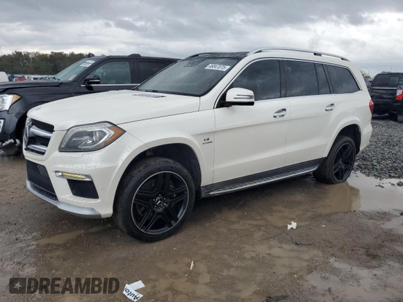 2015 Mercedes-Benz GL-Class GL 63 AMG with VIN 4JGDF7EE6FA450618, listed as a Copart auction lot 46847075 with 146,557 mi miles and Clean Title. Bid and sale history available at carsss.com. Image 1.