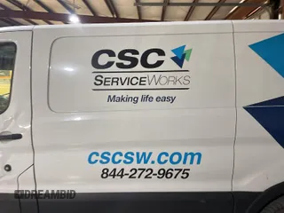 2019 Ford Transit with VIN 1FTYE1YM0KKB31969, listed as a IAAI auction lot 42035202 with 161,014 mi miles. Bid and sale history available at carsss.com. Image 1.