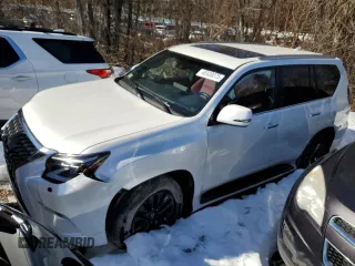 2023 Lexus GX with VIN JTJAM7BX1P5341932, listed as a Copart auction lot 46938075 with 27,315 mi miles and Salvage Title. Bid and sale history available at carsss.com. Image 1.