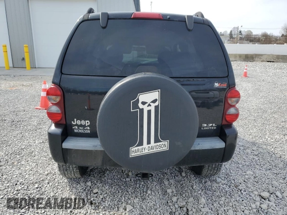2006 Jeep Liberty Limited with VIN 1J4GL58KX6W138797, listed as a Copart auction lot 50299235 with 129,921 mi miles and Salvage Title. Bid and sale history available at DreamBid. Image 6.