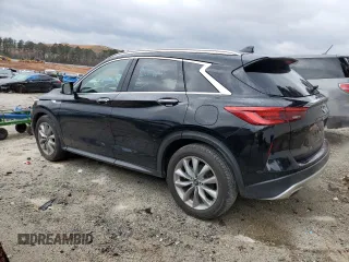 2021 Infiniti QX50 LUXE with VIN 3PCAJ5BA8MF118907, listed as a Copart auction lot 36993633 with 40,465 mi miles. Bid and sale history available at carsss.com. Image 2.