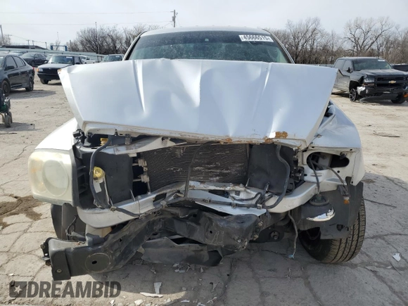 2006 Dodge Dakota SLT with VIN 1D7HE42K86S516698, listed as a Copart auction lot 45666515 with 47,013 mi miles and Salvage Title. Bid and sale history available at carsss.com. Image 5.