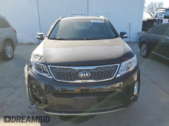 2014 Kia Sorento SX with VIN 5XYKW4A72EG512466, listed as a Copart auction lot 42551475 with 139,333 mi miles and Salvage Title. Bid and sale history available at carsss.com. Image 5.