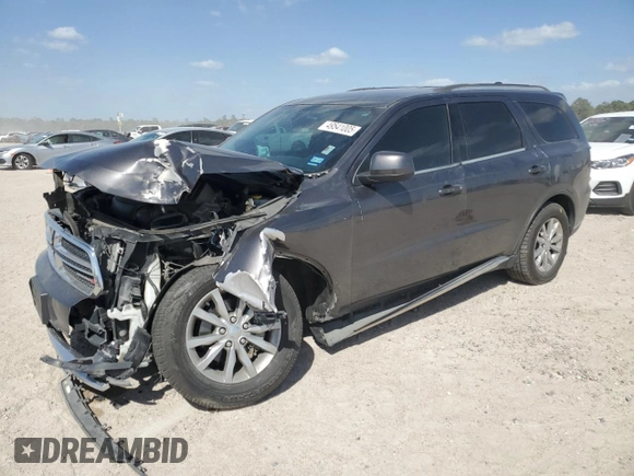 2018 Dodge Durango SXT with VIN 1C4RDJAG0JC329682, listed as a Copart auction lot 49541005 with 102,596 mi miles and Salvage Title. Bid and sale history available at DreamBid. Image 1.