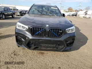 2020 BMW X3 M Competition with VIN 5YMTS0C05L9B85627, listed as a Copart auction lot 77110084 with 28,525 mi miles and Salvage Title. Bid and sale history available at carsss.com. Image 5.