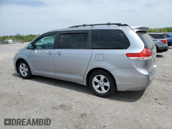 2012 Toyota Sienna LE AAS with VIN 5TDKK3DC8CS224045, listed as a Copart auction lot 54442985 with 54,184 mi miles and Salvage Title. Bid and sale history available at DreamBid. Image 2.