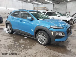 2019 Hyundai Kona SEL with VIN KM8K6CAA6KU359294, listed as a IAAI auction lot 41176192 with 52,208 mi miles. Bid and sale history available at carsss.com. Image 1.