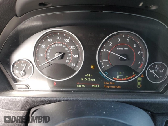 2018 BMW 4 Series 440i with VIN WBA4J5C51JBF07823, listed as a Copart auction lot 44127705 with 64,875 mi miles and Salvage Title. Bid and sale history available at DreamBid. Image 9.