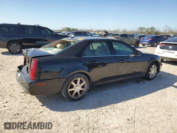 2005 Cadillac STS with VIN 1G6DC67A250139275, listed as a Copart auction lot 48378105 with 127,890 mi miles and Salvage Title. Bid and sale history available at DreamBid. Image 3.