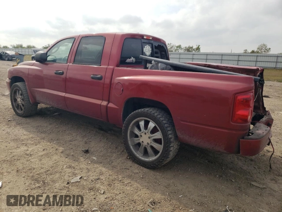 2007 Dodge Dakota SLT with VIN 1D7HE48J97S147477, listed as a Copart auction lot 82578214 with 322,684 mi miles and Salvage Title. Bid and sale history available at DreamBid. Image 2.