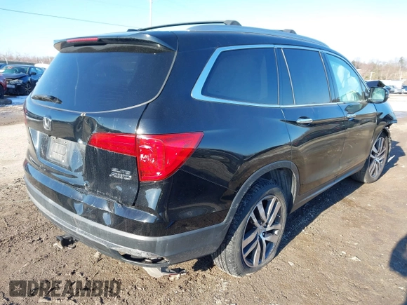 2016 Honda Pilot Elite with VIN 5FNYF6H01GB050524, listed as a IAAI auction lot 41452563 with 140,326 mi miles. Bid and sale history available at carsss.com. Image 4.