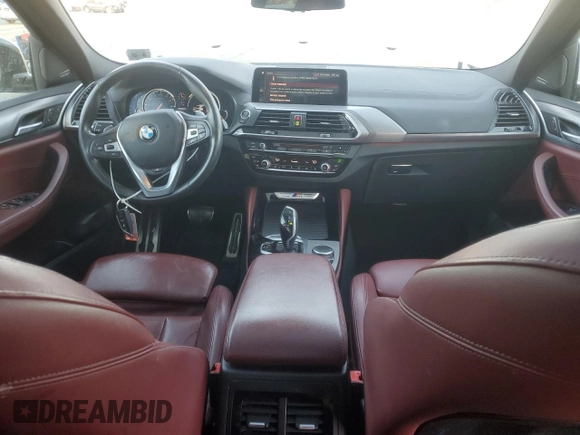 2019 BMW X4 M40i with VIN 5UXUJ5C55KLJ64105, listed as a Copart auction lot 87162014 with 92,946 mi miles and Salvage title. Bid and sale history available at DreamBid. Image 8.