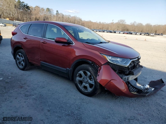 2018 Honda CR-V EX-L with VIN 2HKRW2H81JH651010, listed as a Copart auction lot 47827055 with 154,338 mi miles and Salvage Title. Bid and sale history available at carsss.com. Image 4.