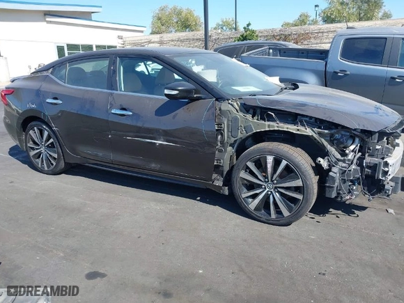 2016 Nissan Maxima 3.5 Platinum with VIN 1N4AA6AP3GC383673, listed as a IAAI auction lot 40278356 with 116,458 mi miles. Bid and sale history available at carsss.com. Image 14.