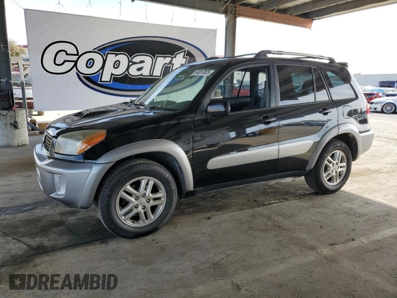 2003 Toyota RAV4 with VIN JTEGH20V030098882, listed as a Copart auction lot 54357825 with 208,991 mi miles and Salvage Title. Bid and sale history available at DreamBid. Image 1.